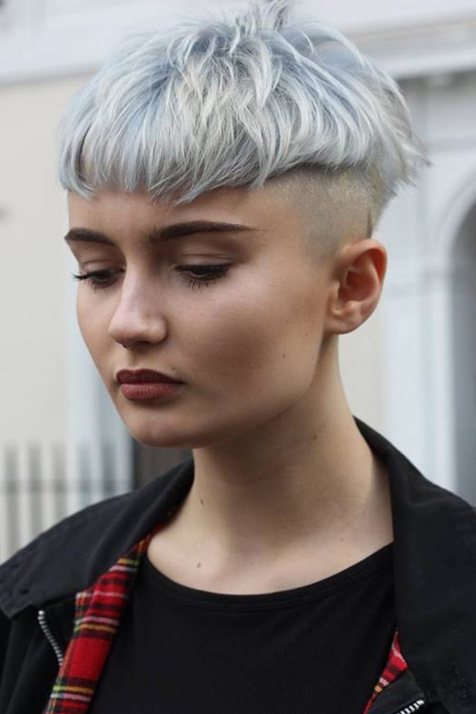 Short Bowl Cut with Shaved Sides