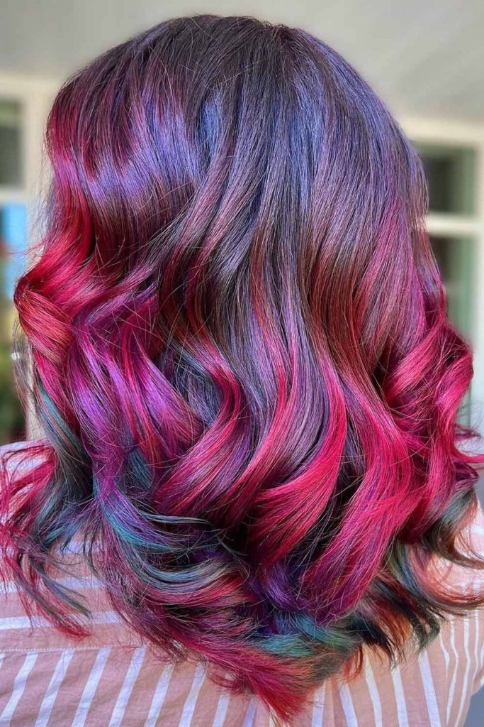 Geode Color on Medium Hair