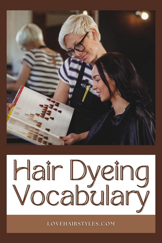 Hair Dyeing Vocabulary