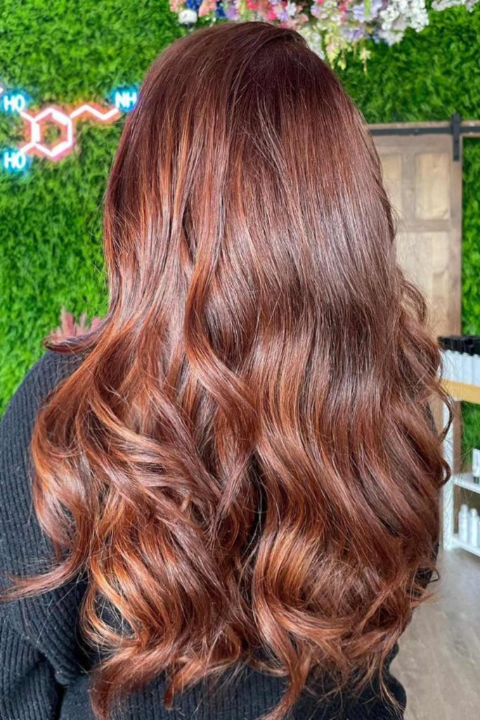 Glory Dark Brown Hair With Copper