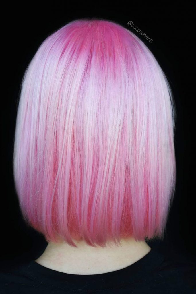Blonde Pink Ombre