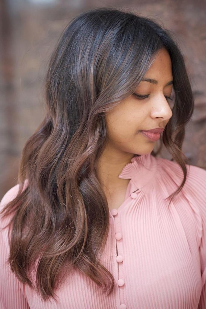 Dark Chocolate Brown Ombre 