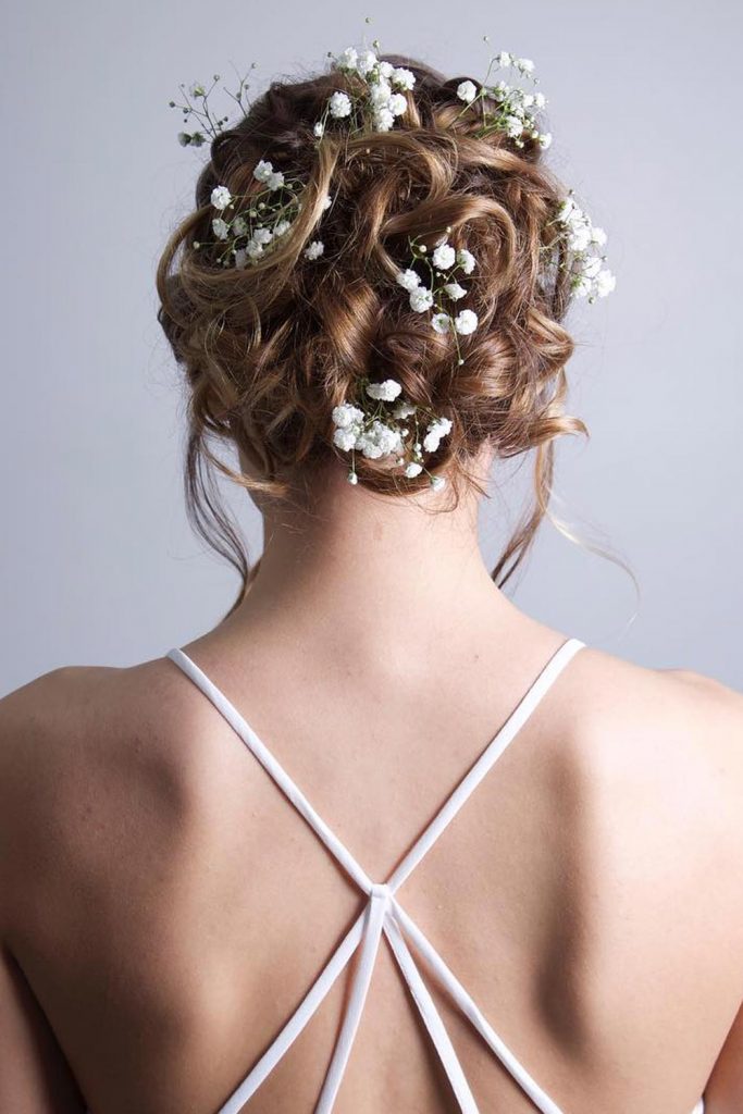 Fairy Prom Hairstyles With Natural Flowers