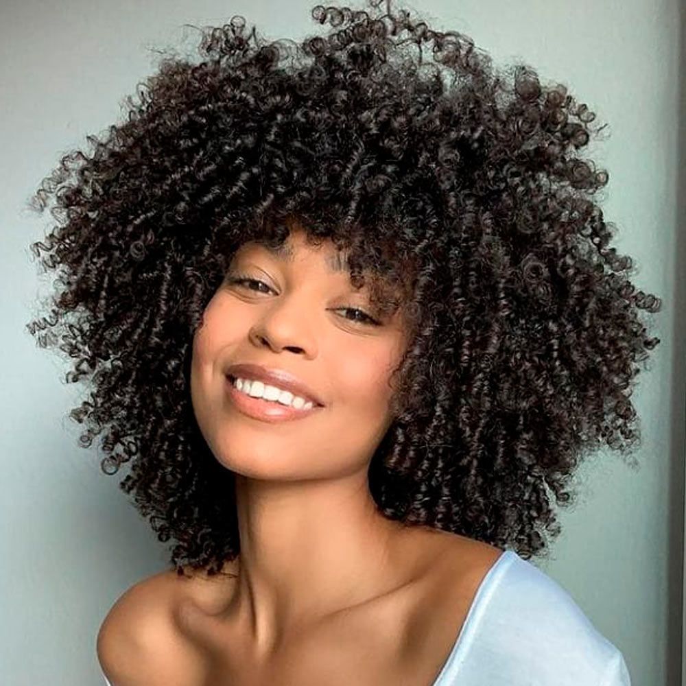 Mesmerizing Short Afro Curls With Deva Cut