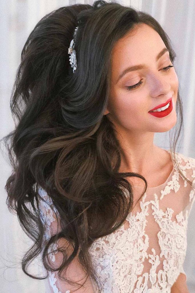 Voluminous Updo With Headband