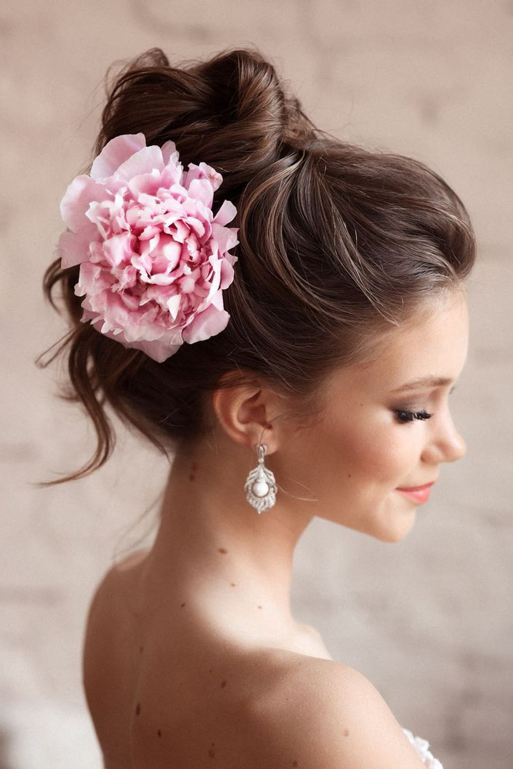 Top Knot with Flower