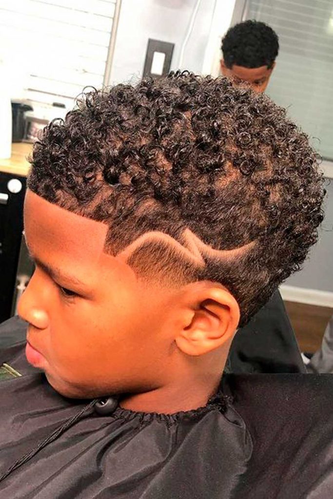 haircuts for black boys with curly hair