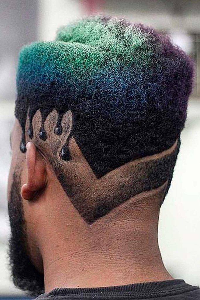 Black Men Haircuts Taper Fade Black Cut Blueish 683x1024 