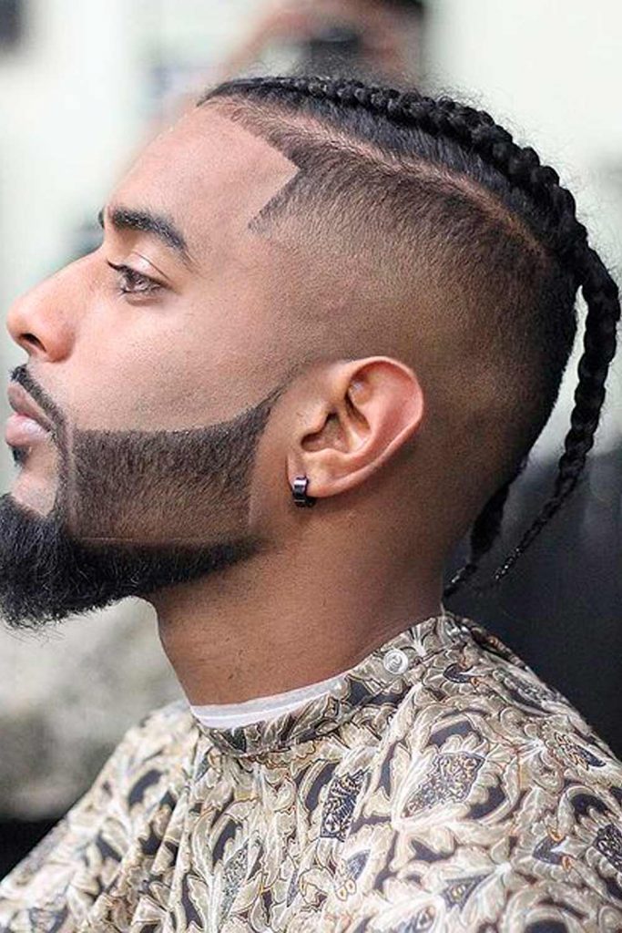 Elegant Cornrows For Black Men Haircuts