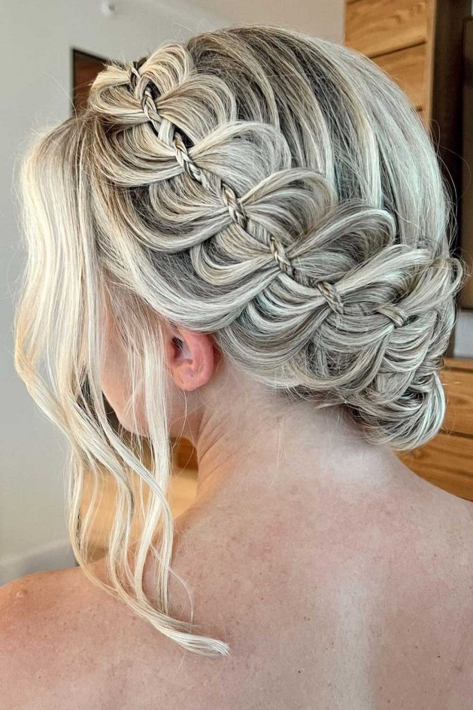 Updo French Braids Hairstyles