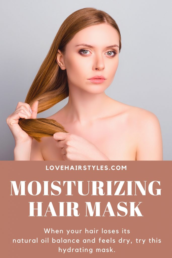 Moisturizing Hair Mask with Honey, Egg & Apple Cider Vinegar