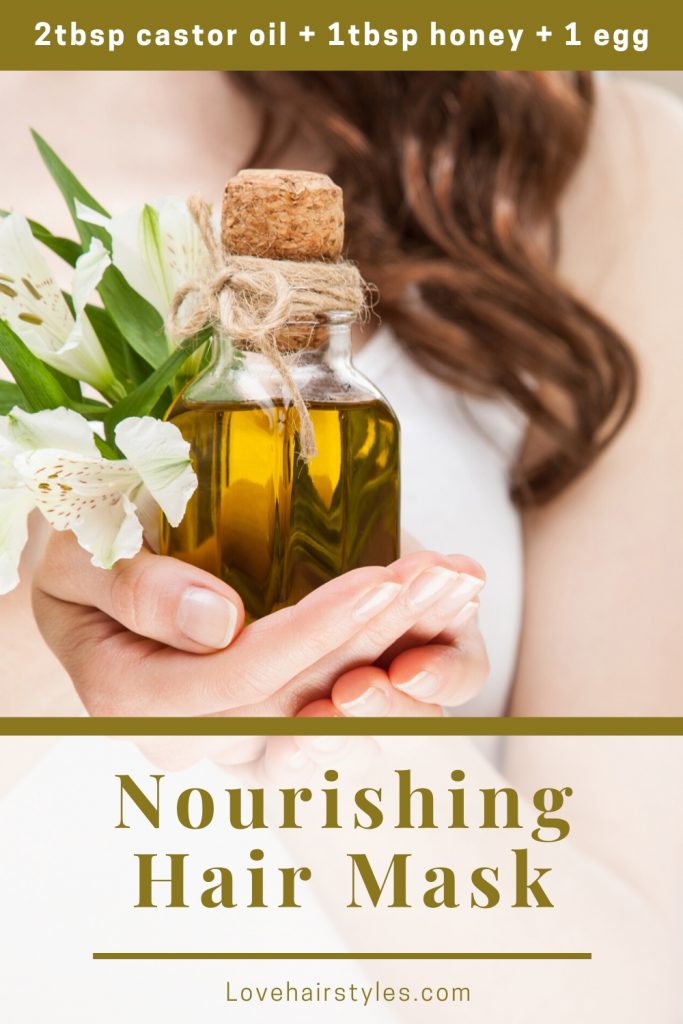 Nourishing Mask with Castor Oil, Honey & Egg