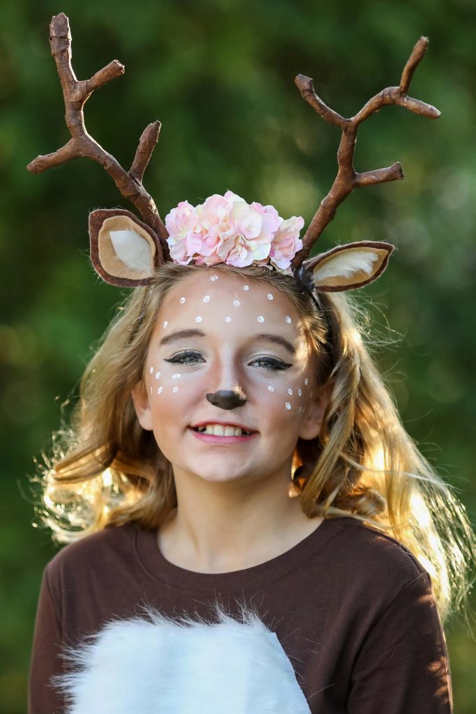 Kids Halloween Hairstyles Inspired Deer