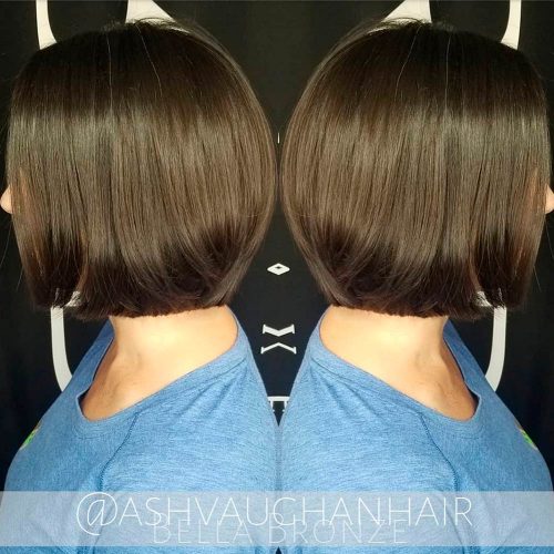 short bob hairstyles back