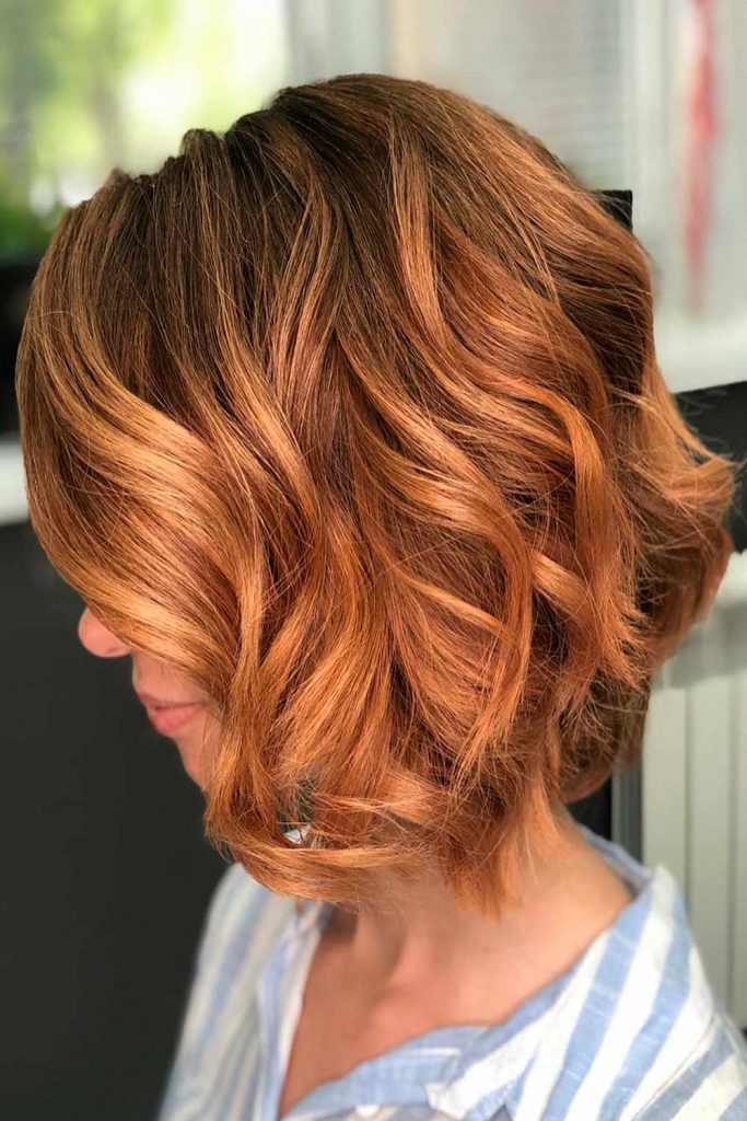 Short Bob Haircut For Wavy Hair