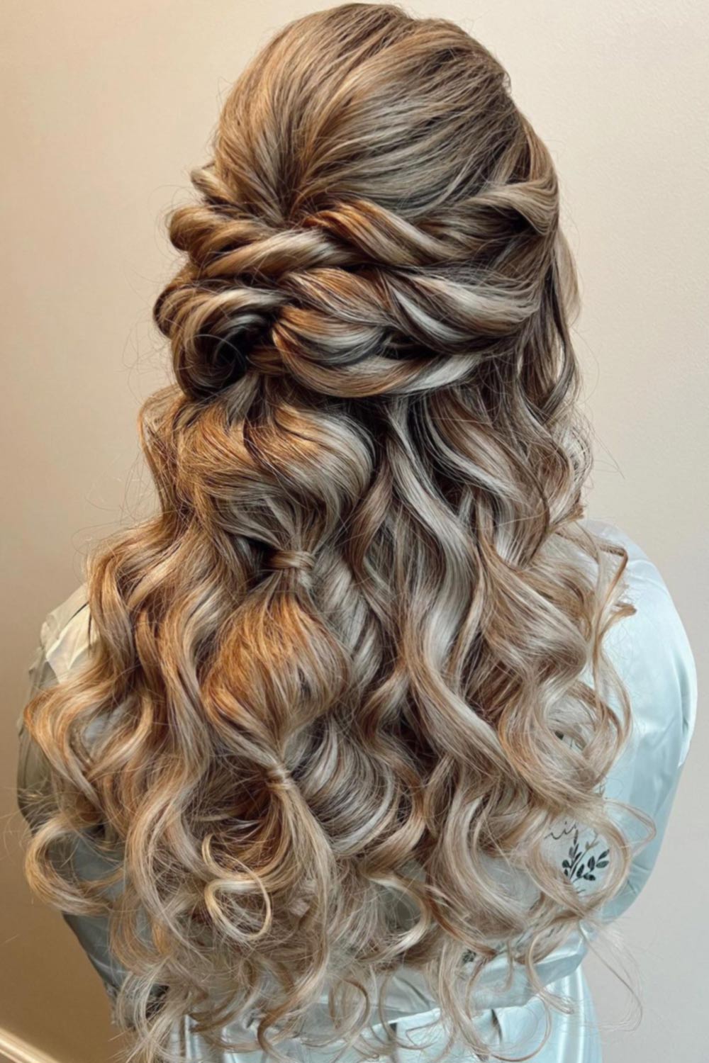 Twisted and Braided Half Down Bohemian Hairstyle