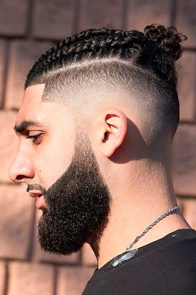 Fade Cut & Braids For Men