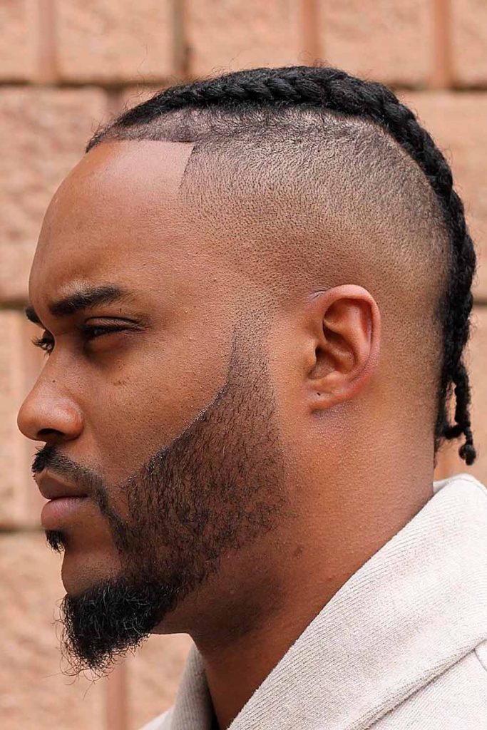 Fade Cut & Braids For Men