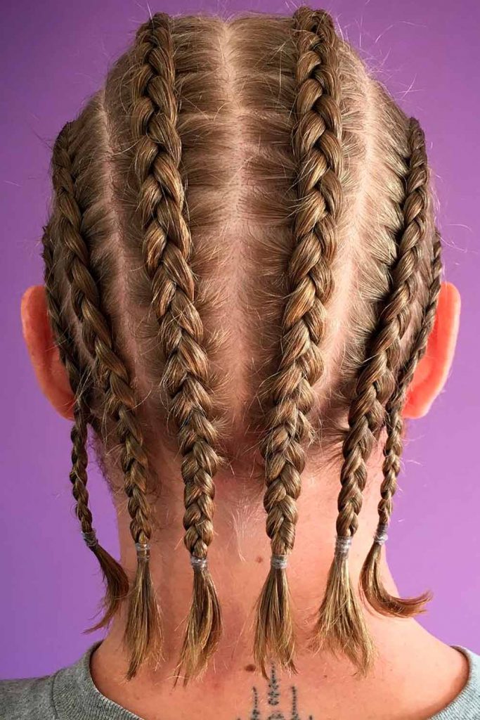 Designed Long Cornrows