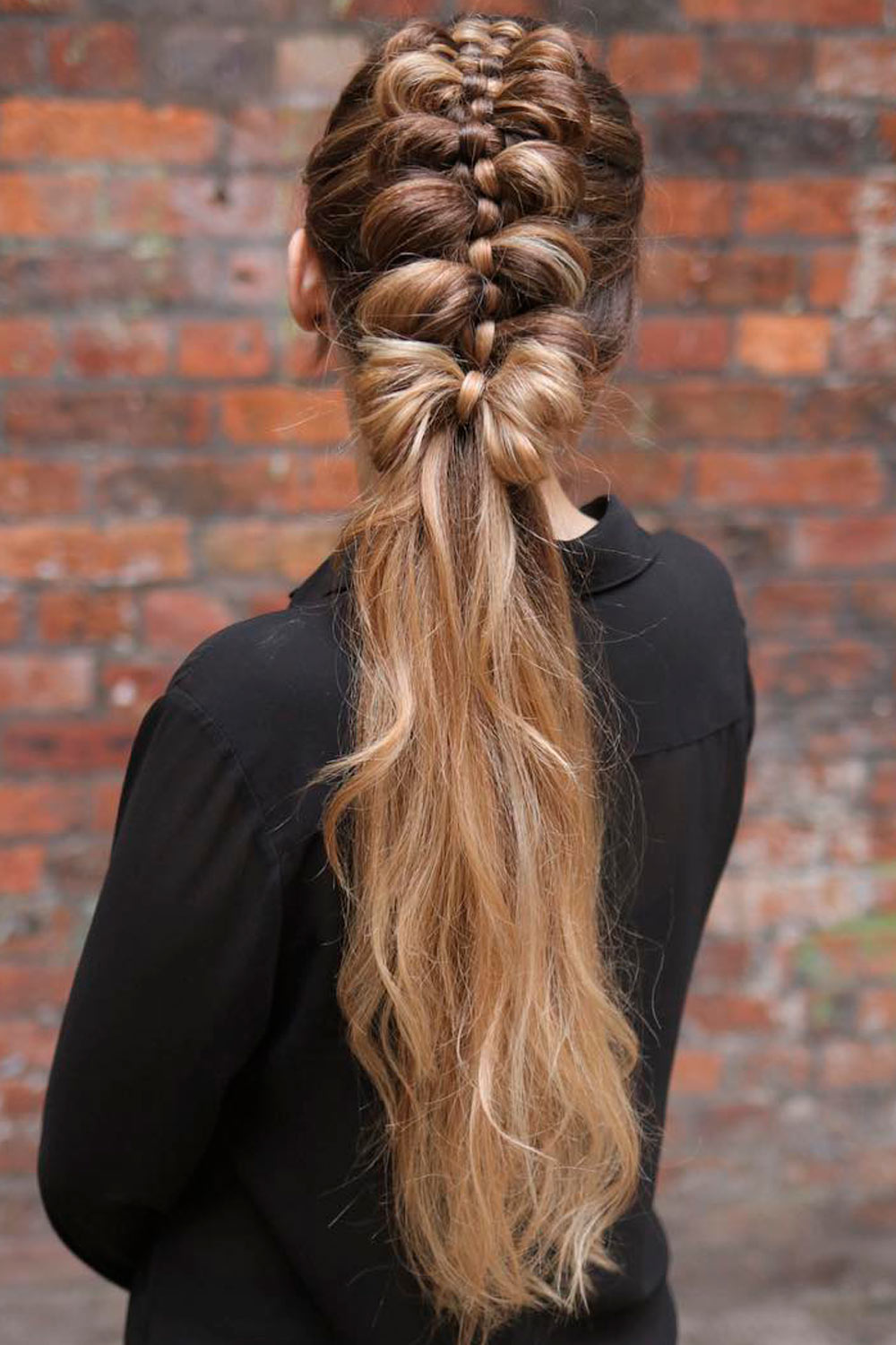A Braided Bow Hairstyle