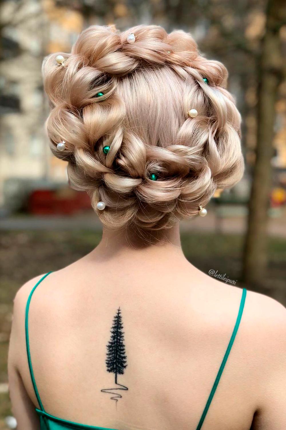 Christmas Braided Crown Hairstyle