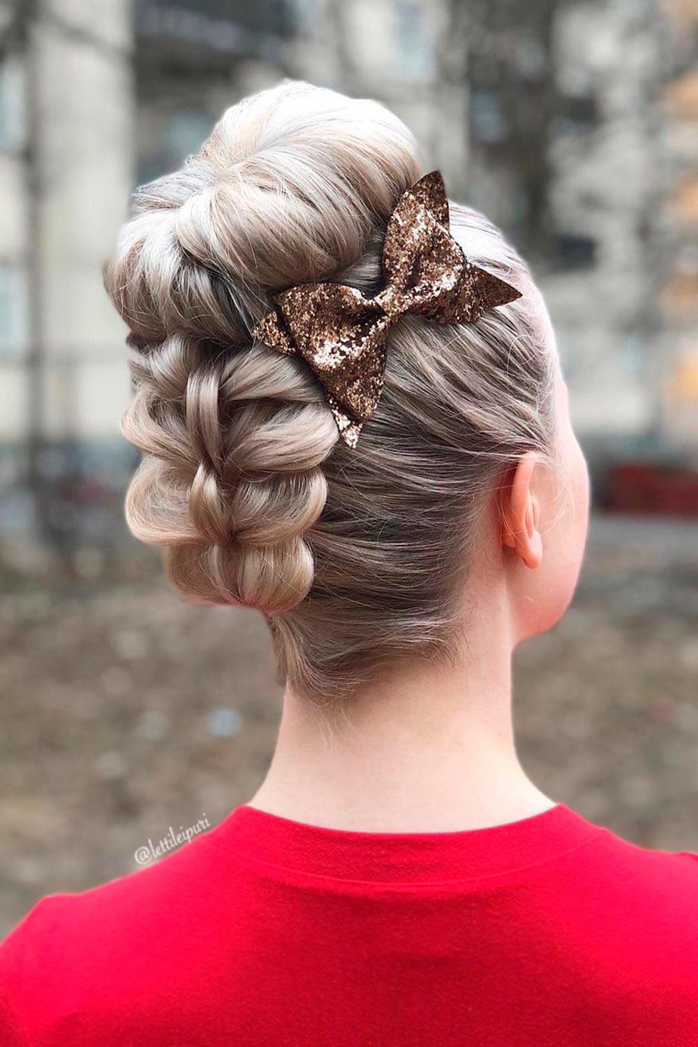 Bows With A Glitter Finish
