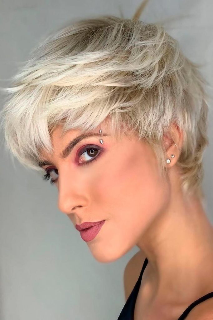 Short Blonde Pixie