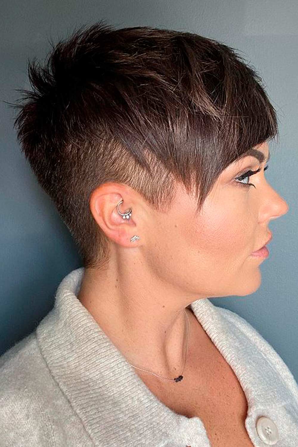 Short Edgy Pixie Hairstyle