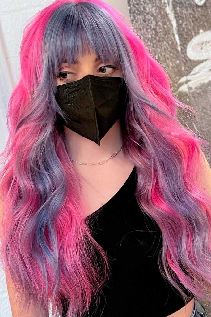 Aggregate 80+ pink streaks in black hair super hot - in.eteachers