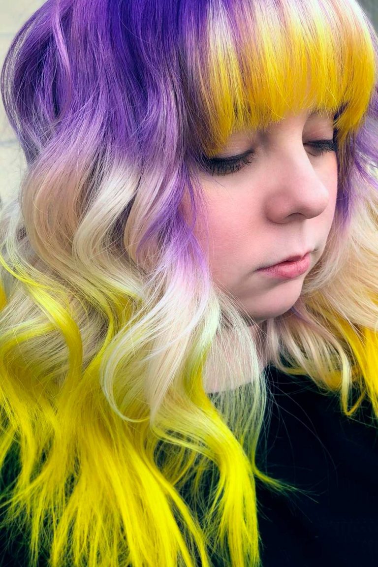 The Best Hairstyles With Dyed Bangs - Love Hairstyles