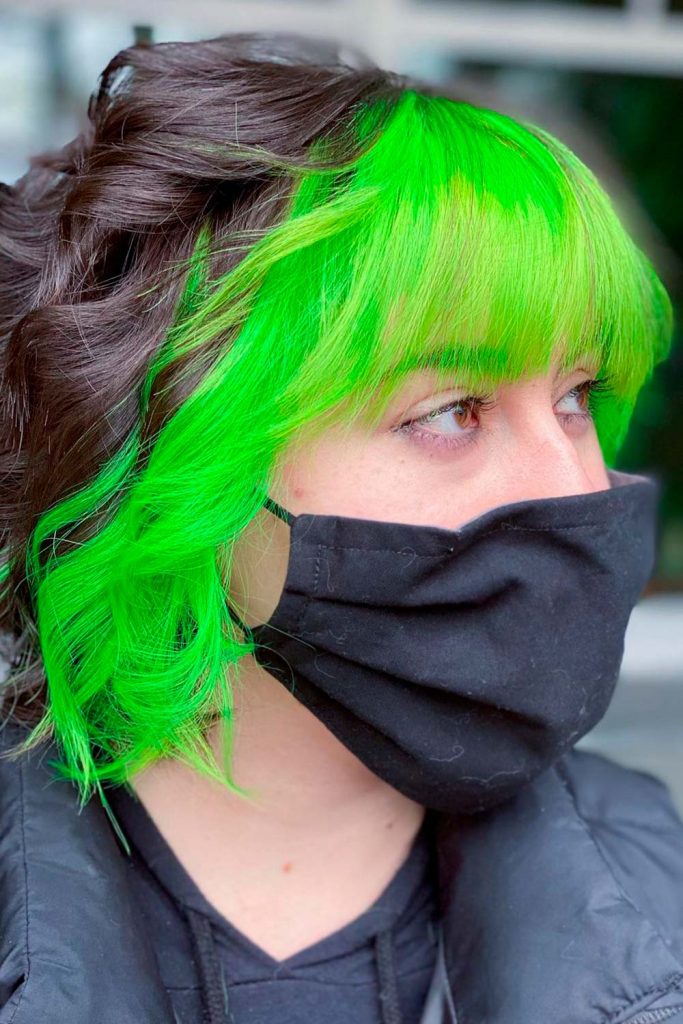 The Best Hairstyles With Dyed Bangs - Love Hairstyles