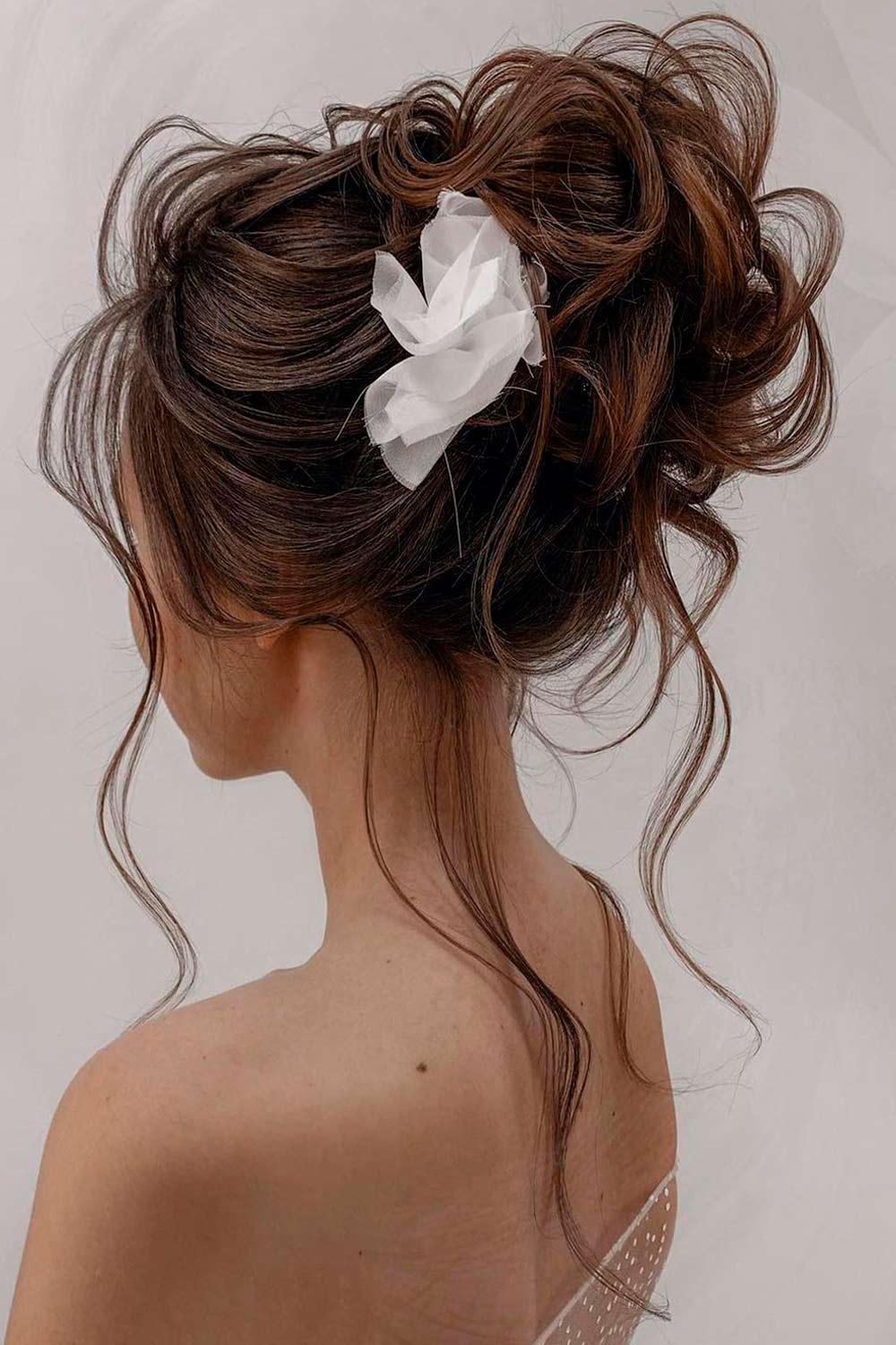 Updo Hairstyle With Accessories