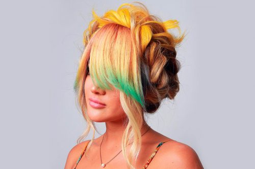 Top Styles That Prove Dyed Bangs Could be The Best Idea Ever