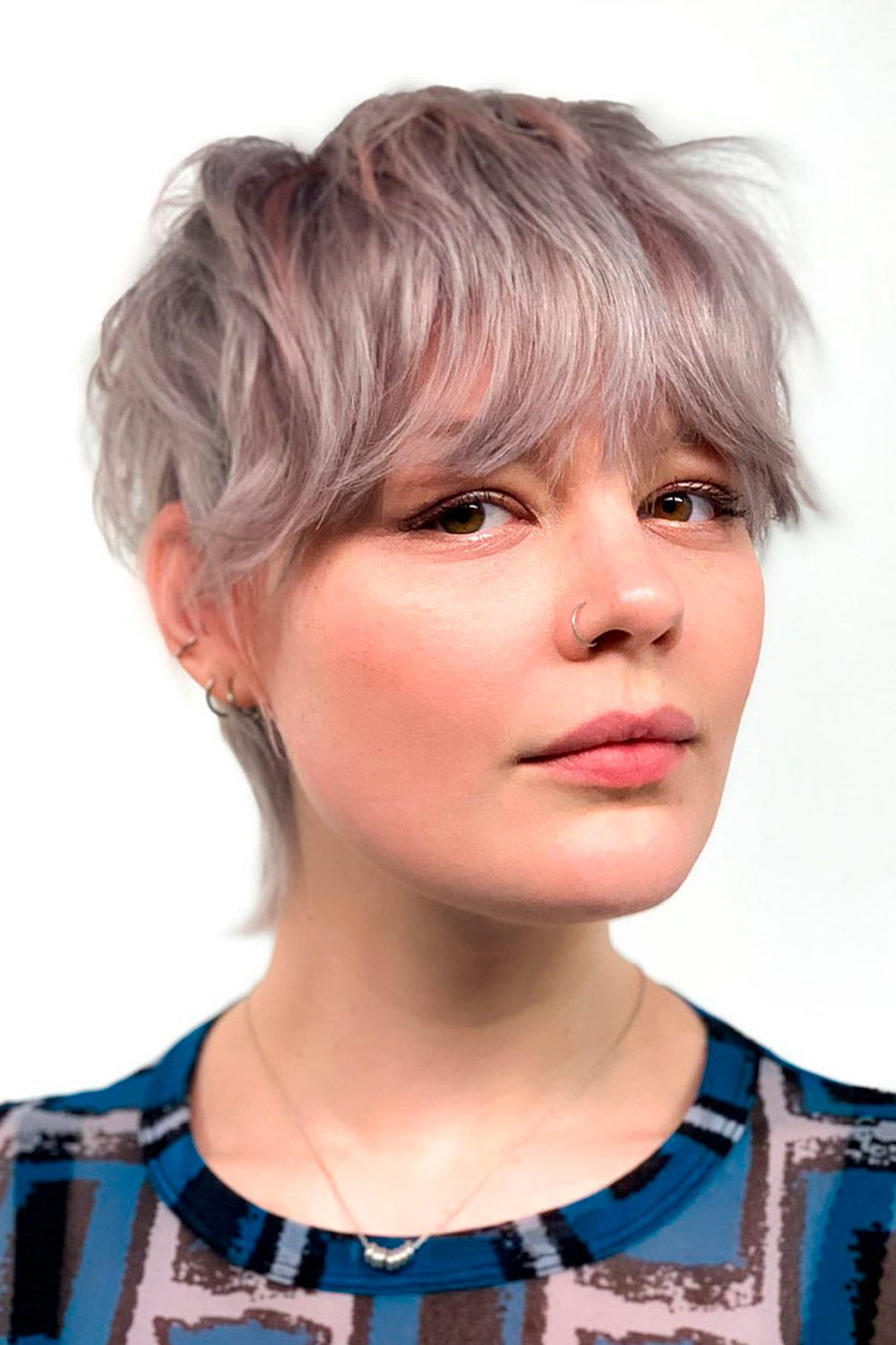 Go all in with the shaggy pixie style if you definitely aren’t interested in a cute look