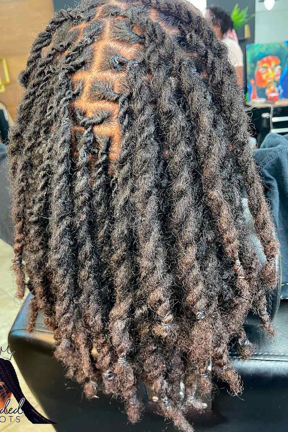 Thick Twisted Box Braids To Tame Coarse Afro Hair