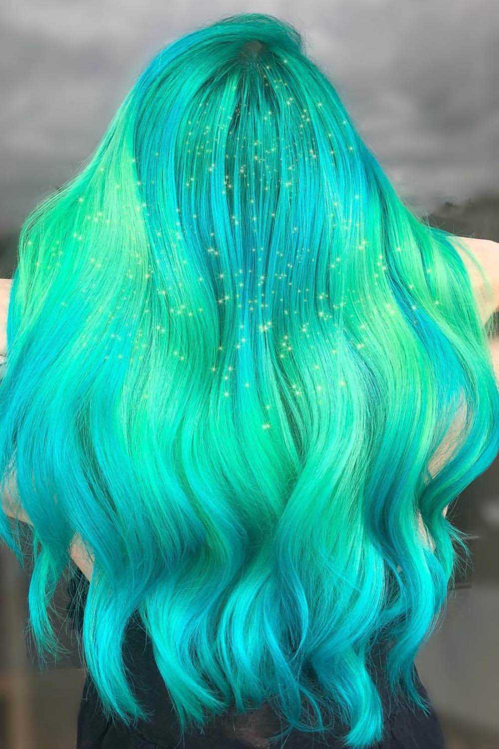 Green And Blue Highlights