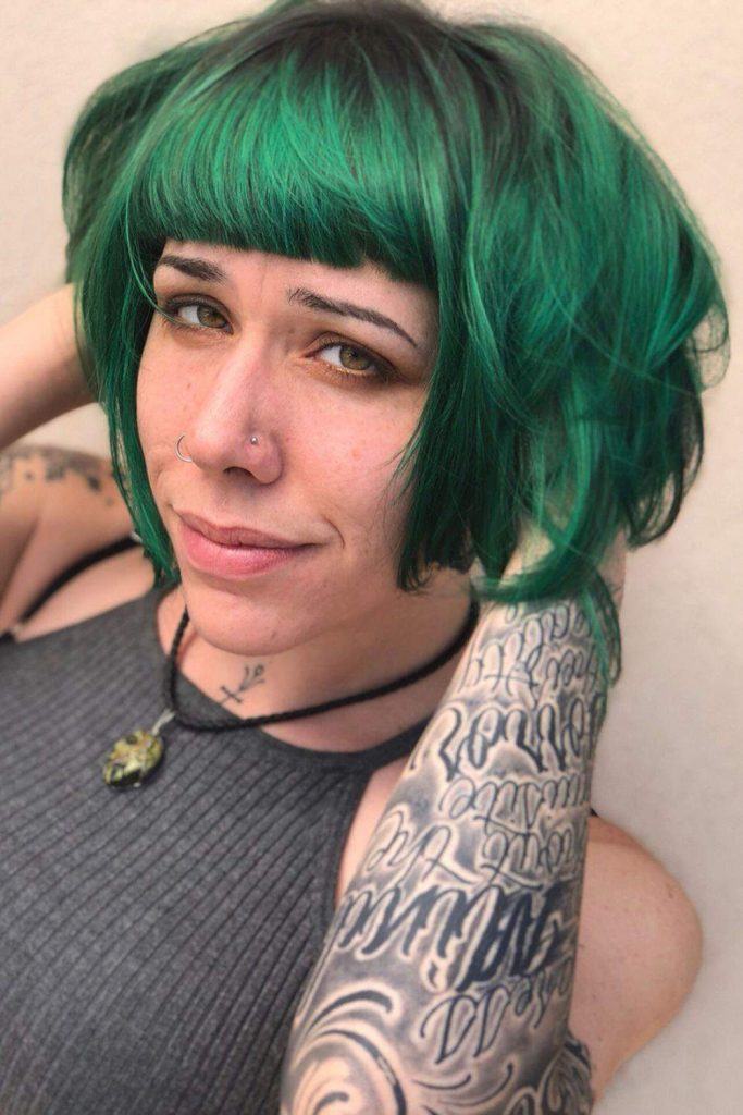 30 Sexy Green Hair Ideas To Try - Love Hairstyles