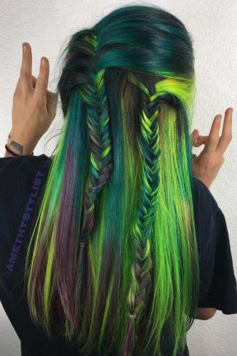30 Sexy Green Hair Ideas To Try - Love Hairstyles