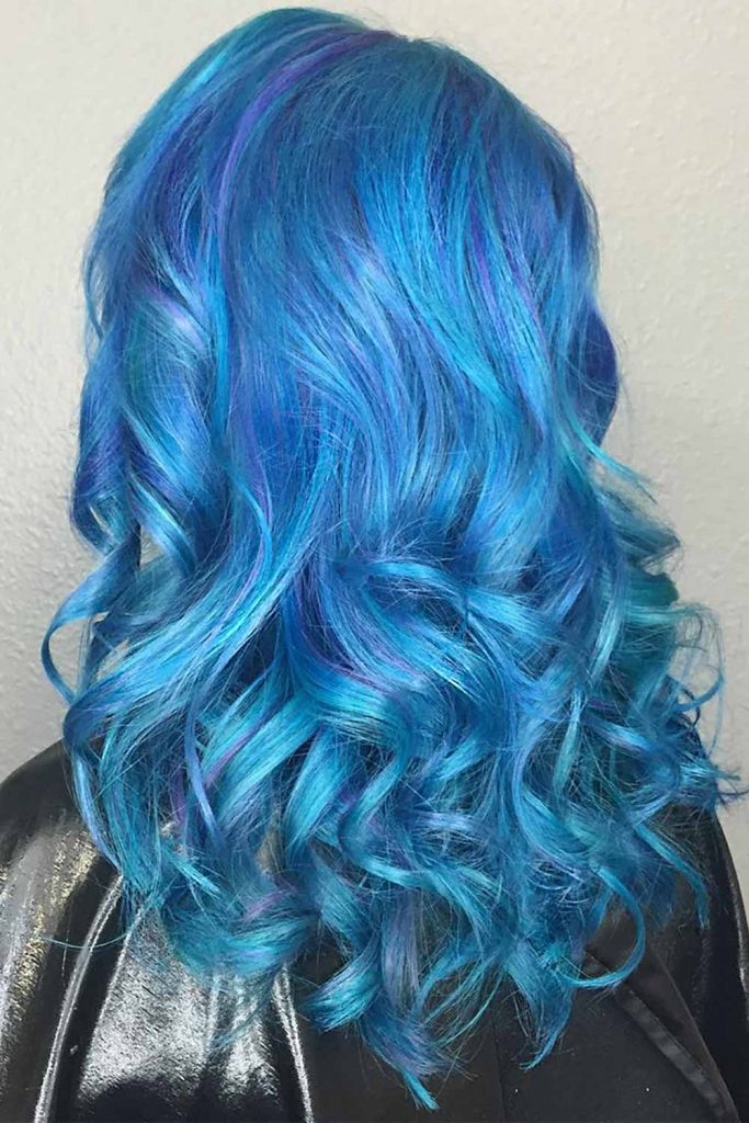 Blue Hair #haircolorchart #haircolor #haircolorchatwoman