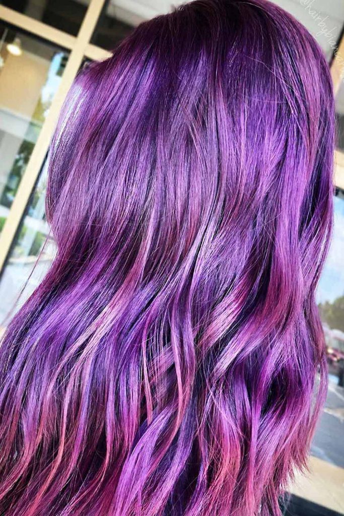 Purple Hair #haircolorchart #haircolor #haircolorchatwoman