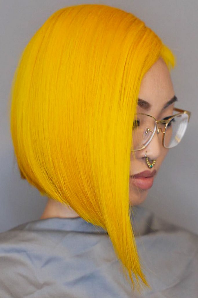 Yellow Hair Color #haircolorchart #haircolor #haircolorchatwoman