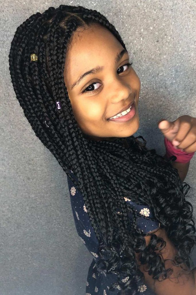 individual braids hairstyles for kids