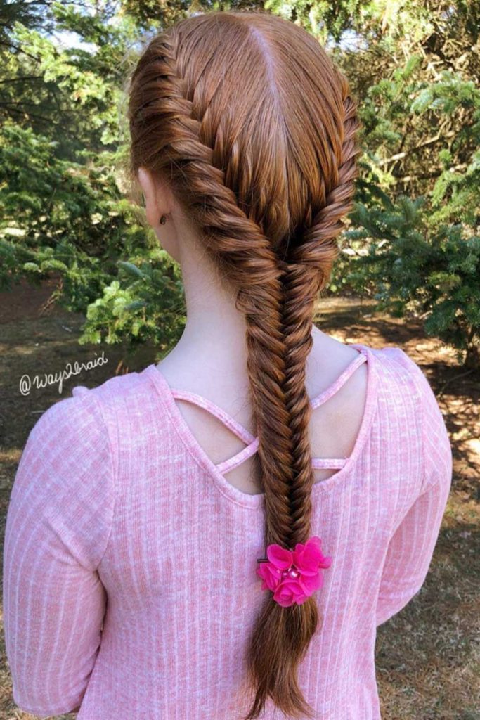 Two-in-one French Fishtails
