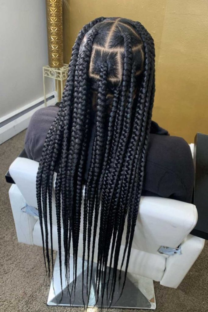 Extra Long Dookie Styled Braids