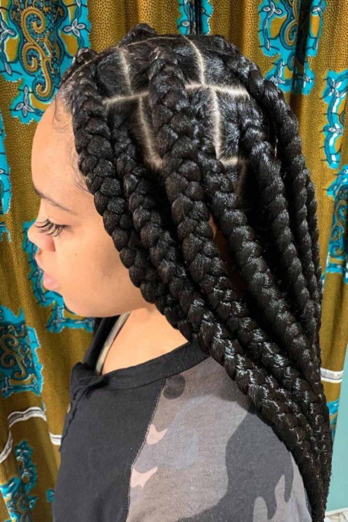 Dookie Braids with Slightly Edges