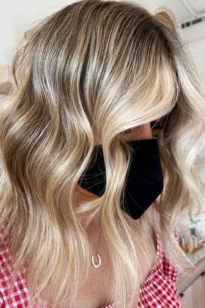 Choppy Buttery Blonde Layers with a Zing #faceframinghighlights #moneypiecehair