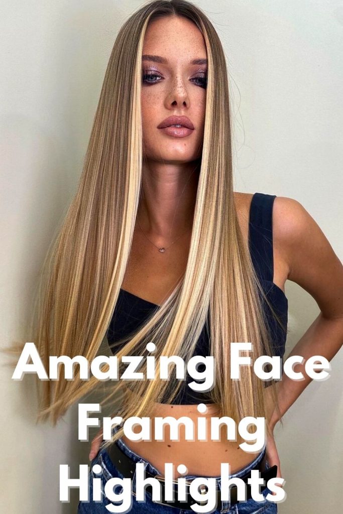 What are Face Framing Highlights? #faceframinghighlights #moneypiecehair