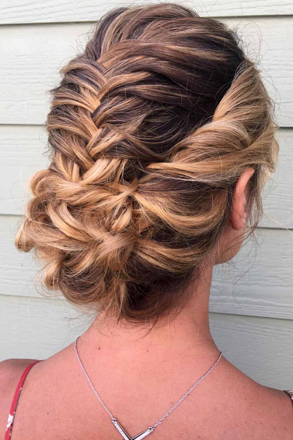 French Braids Updo Hairstyles