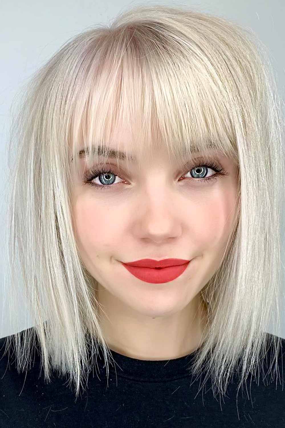 30 Ideas With Edge For A Long Bob Haircut With Bangs