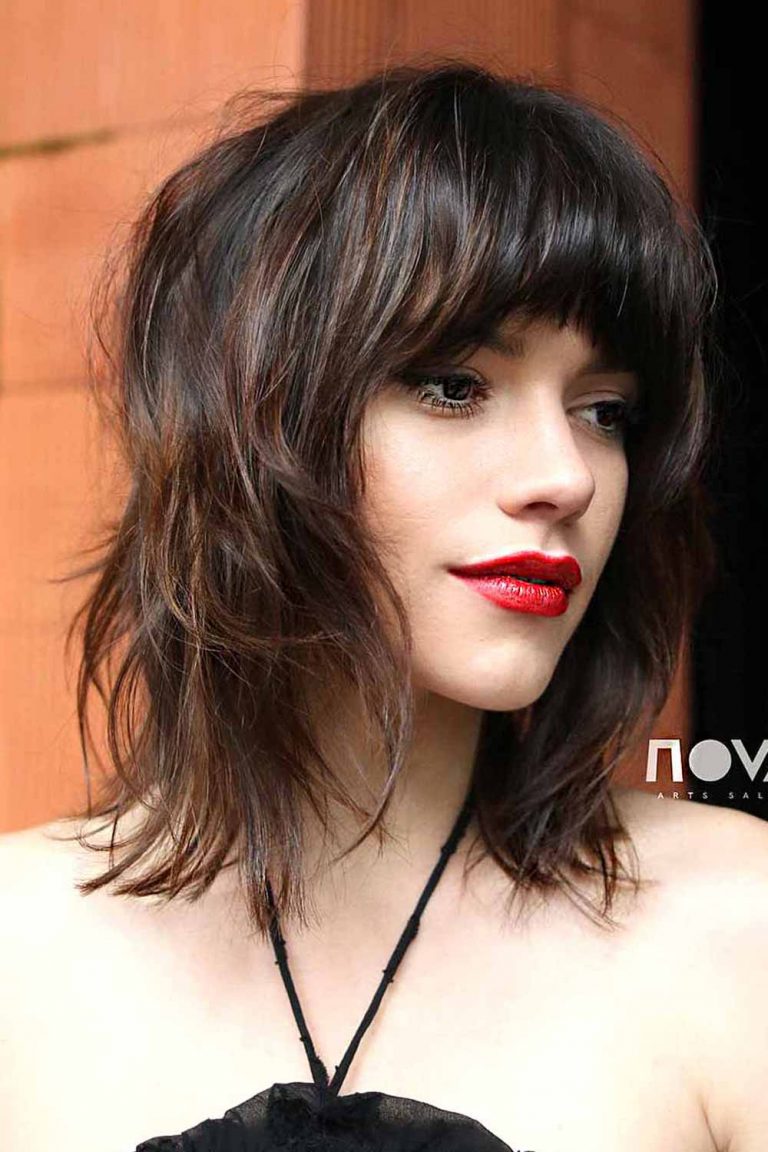 30 Ideas With Edge For A Long Bob Haircut With Bangs - Love Hairstyles